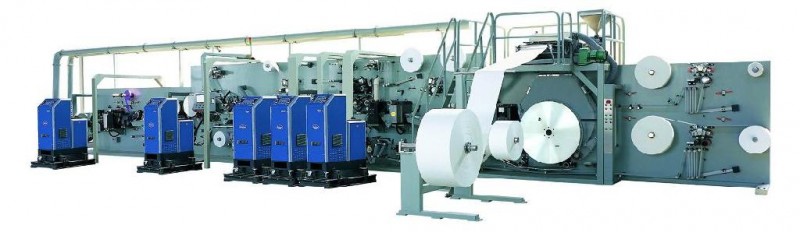 高速卫生巾生产线
