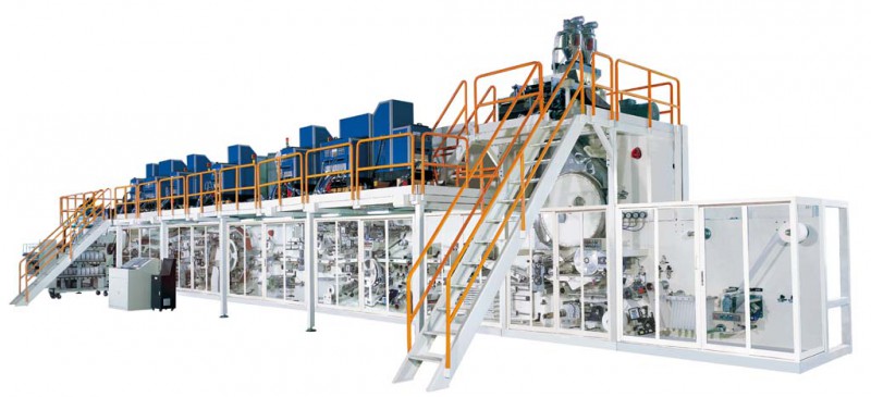 CRT-600YLLK-SF-DD 全伺服婴儿拉拉裤生产线