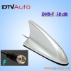 Factory Price Silver digital tv car shark fin antenna
