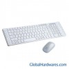 2.4G wireless white keyboard m