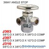 3way Angle Stop