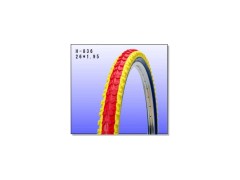 Bicycle Tire And Tube,26*2.125,24*2.125 with color wall图1