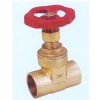 Brass gate valve