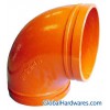 Groove-type pipe couplings and pipe fittings