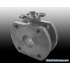 Italian type thin ball valve with platform