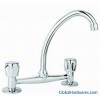 Dual handle  kitchen mixer