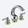 Double handle basin mixer