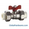 Ball valve with double Connector