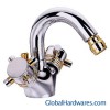 Single hole bidet faucet