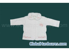 Babies' velvet embroidery jacket图1