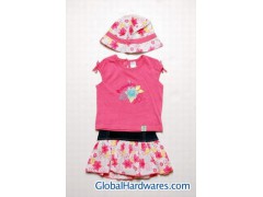 Sell girls 2pc skort set图1