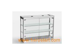 Aluminium Crystal Glass Display Cabinet (KDWC 10-6)图1