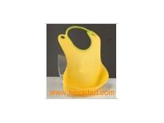 Plain Color Plastic Baby Bibs in Fashion Design图1