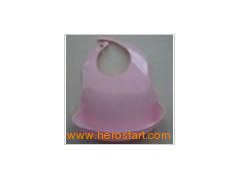 Plain Color Plastic Baby Bibs in Fashion Design图1