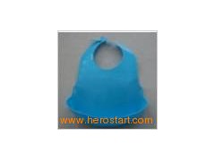 Plain Color Plastic Baby Bibs in Fashion Design图1