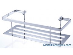 R406 Solid brass rectangle basket图1