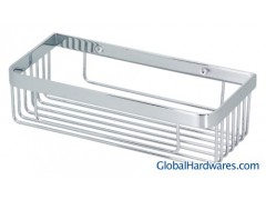 R401 solid brass corner rectangle basket图1