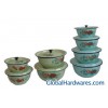 FOOTED BOWL DECOR/PLAIN