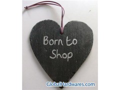 Slate Heart Plaque图1