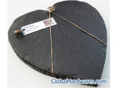 Slate Heart placemats x 4图1
