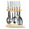 7 PCS S/S HOLLOW HANDLE KITCHENWARE