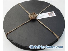 Slate round placemats x 4图1