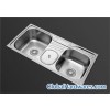 Stainless steel double basin sink 1333-767