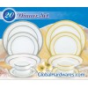 20PCS DINNER SET (GOLD DESIGN)