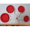 Silicone Measuring Cups 4 in 1 Set Adjustable Plastic Measuring Cup