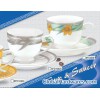 12PCS TEA CUP&SAUCER (GOLD DESIGN)