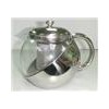 OFFER STAINLESS STEEL+GLASS TEA POT