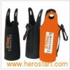 Durable 3mm Neoprene Water Bottle Cooler With Plastic Hook