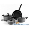 7pcs hard-anodized cookware set