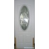 offer 3 panel with small oval glass door