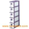 plastic_five_layer storage drawer