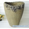 FIBERSTONE GARDEN POTS WITH ROSE