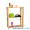 wooden storage rack
