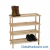 timber shoe rack