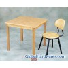 Wooden Table and Chair