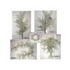 Offer 5 sets of frosted artificial pine needle w/cone