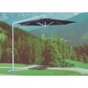 Aluminum Offset Umbrella-Green Top