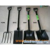 Steel Handle Spade&Fork