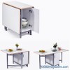 Folding Table with Cabinet
