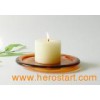 Round Candle Plate