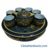 Sell Hand Painted Golden Dragon Tea Set