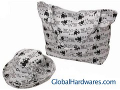 wholesell beach bag &sunbonnet图1