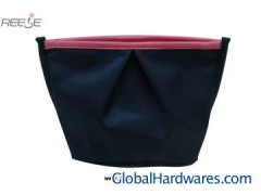 Black bucket makeup bag图1