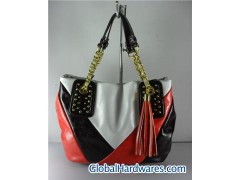 three color handbag图1