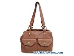 PU leather handbag图1