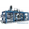 Continuous extrusion blow moulding machine